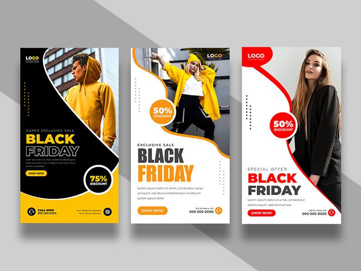 Black Friday Sale Instagram Story Template Ver-2