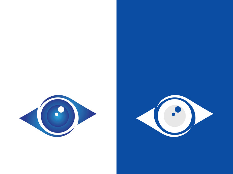 Eye logo icon design template illustration