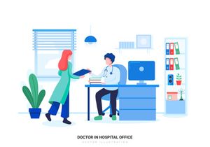 [Part 31] Hospital and Healthcare Vector Scenes