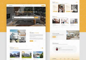 Kit de UI Completo para Landing Page de Imobiliária