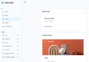 MaterialM Free Vuetify Nuxtjs Admin Template