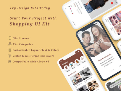 Shopping App UI Kit (E-commerce App)