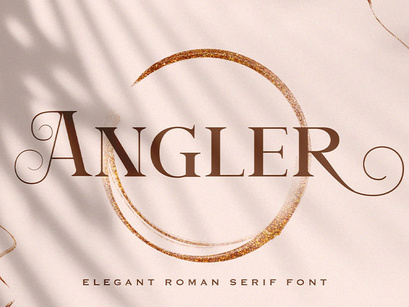 Angler - Roman Serif Font