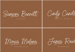 Amethyst Signature Font
