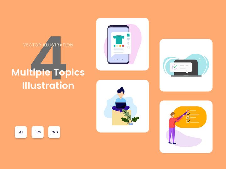 Multiple topics illustration M2