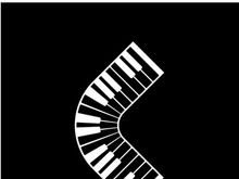 Keyboard piano vector Musical instrument illustration design template