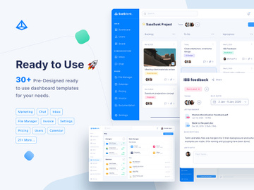SaaS Dashboard UI Kit preview picture