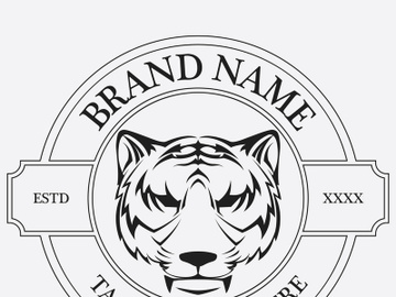 Tiger logo vintage preview picture