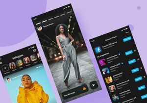 Social network mobile app.