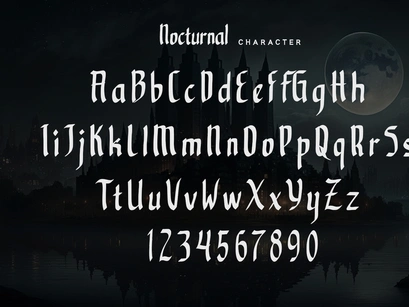 Nocturnal - Display Font