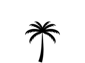 Palm tree summer logo design with creative ideas. preview picture