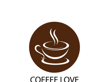 Coffee logo  icon vector illustration template preview picture