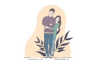 Portrait Couple, Hand drawn illustrations