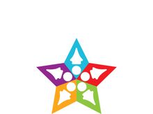 Community logo business template and icon people vector