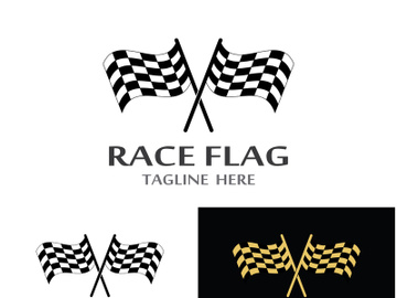 Race flag logo preview picture