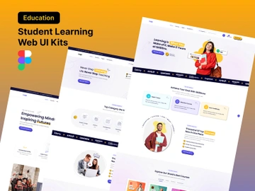 Educational Website UI/UX Design preview picture