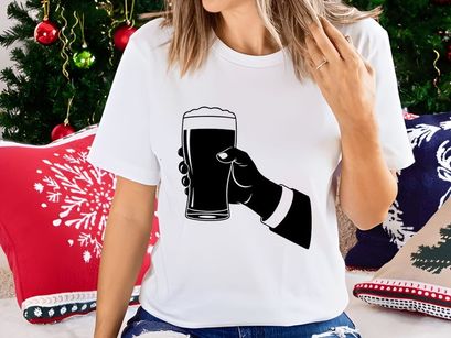 Hand holding smartphone with blank screen for app design mockup