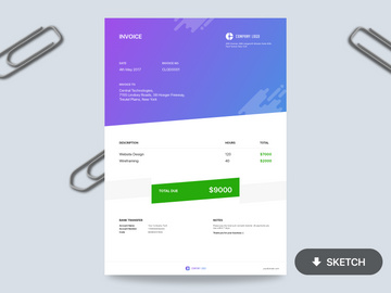 Invoice - Free Template preview picture
