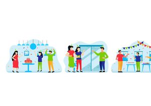 Birthday Flat Illustration
