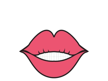 Woman's lips icon vector illustration design template preview picture