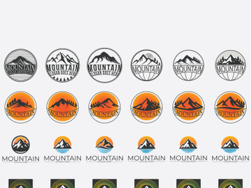 Mountain logo preview picture