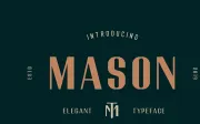 Free Mason Elegant Typeface Font