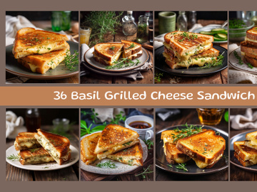 Basil Grilled Cheese Sandwich preview picture