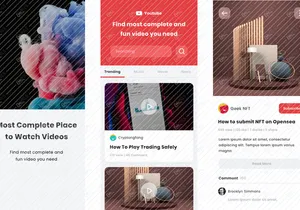 App de Design para Streaming Móvel Online