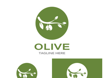 Olive fruit logo design. preview picture