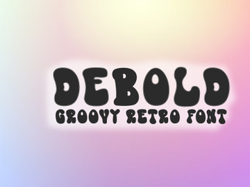 Debold - Groovy Retro Font preview picture
