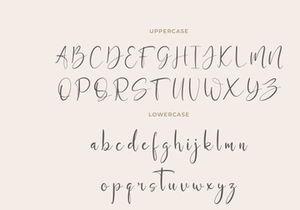 Metthyws Modern Script Font