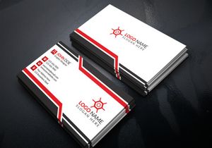 Clean And Minimal Business Card Design Template
