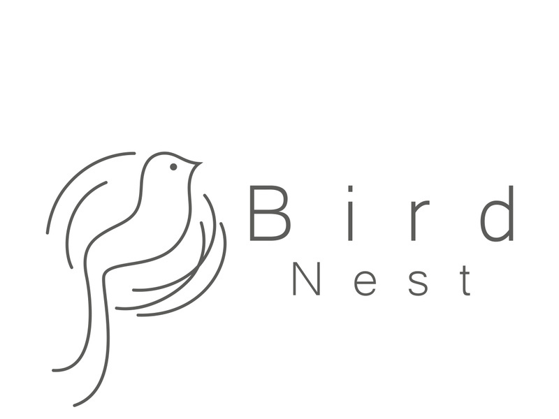 bird nest logo icon illustration design template, for bird farm, bird business, bird house, bird conservation with modern minimalist vector concept