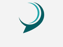 Bubble chat logo design template