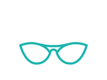 Glasses symbol vector icon