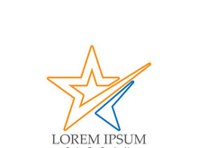 Star icon Template vector illustration design