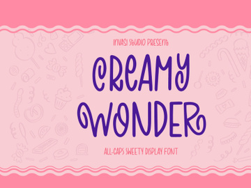 Creamy Wonder | Display Font preview picture