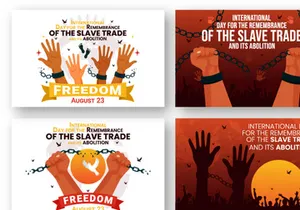 10 Day of the Slave Trade and Abolition Illustration