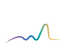 Sound waves vector illustration design template