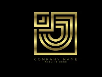 Luxury golden color line letter, Graphic Alphabet Symbol for Corporate Business Identity preview picture