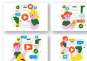10 Short Video and Reels Illustration