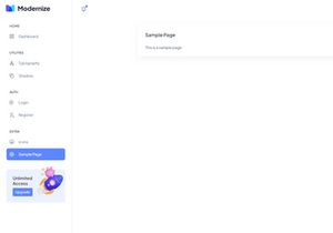 Modernize Free React MUI Admin Dashboard Template