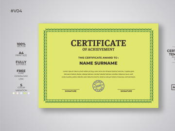 Certificate preview picture