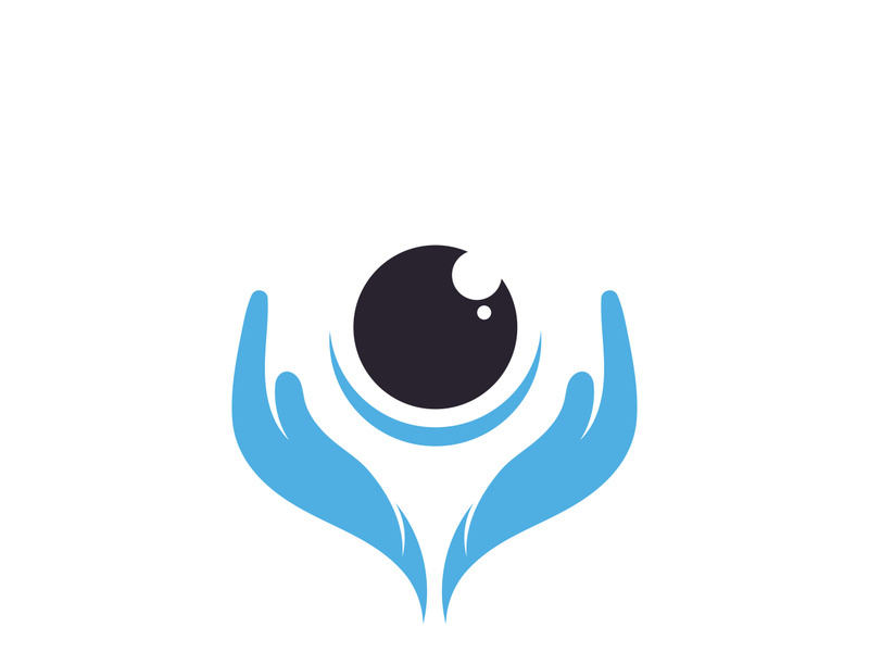 Eye vector logo design image template