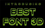 BEST 3D FONT