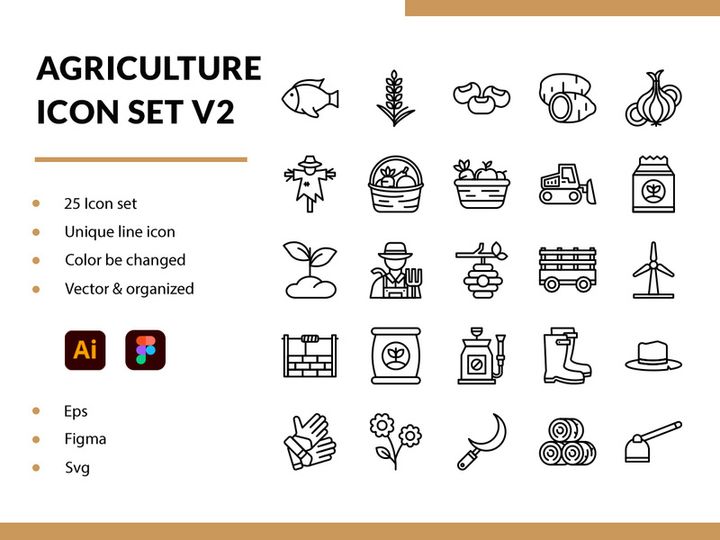 Agriculture Icon Set V2