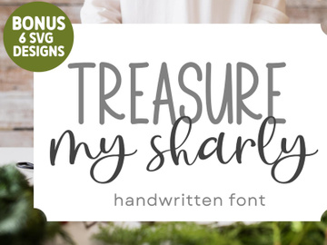 Treasure My Sharly - Handwritten Script Font preview picture