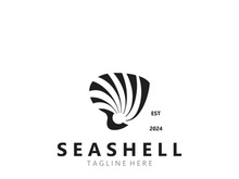 Seashell Logo. Ocean Animals premium quality graphic outline symbols collection