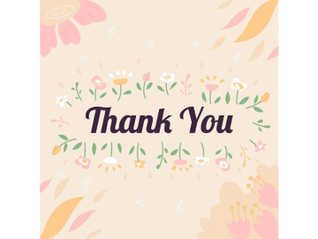 Thank you card template preview picture