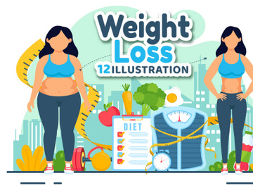 12 Weight Loss Illustration preview picture